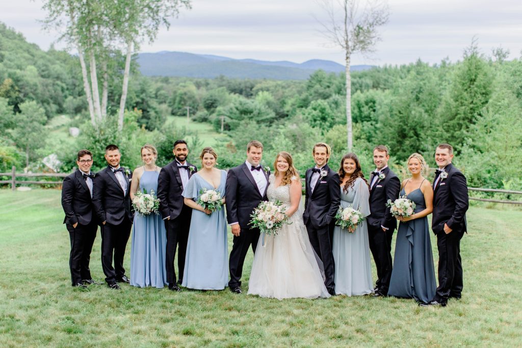 Elegant and classic wedding in the mountains at Barn on the Pemi