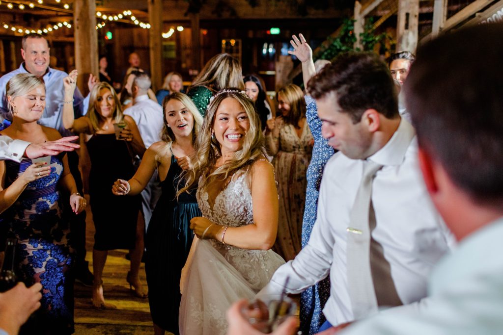 Boho floral fall wedding at The Barn on the Pemi Plymouth New Hampshire