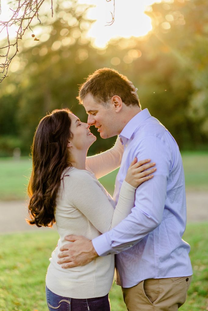 Fall Park Engagement Session in Manchester, New Hampshire