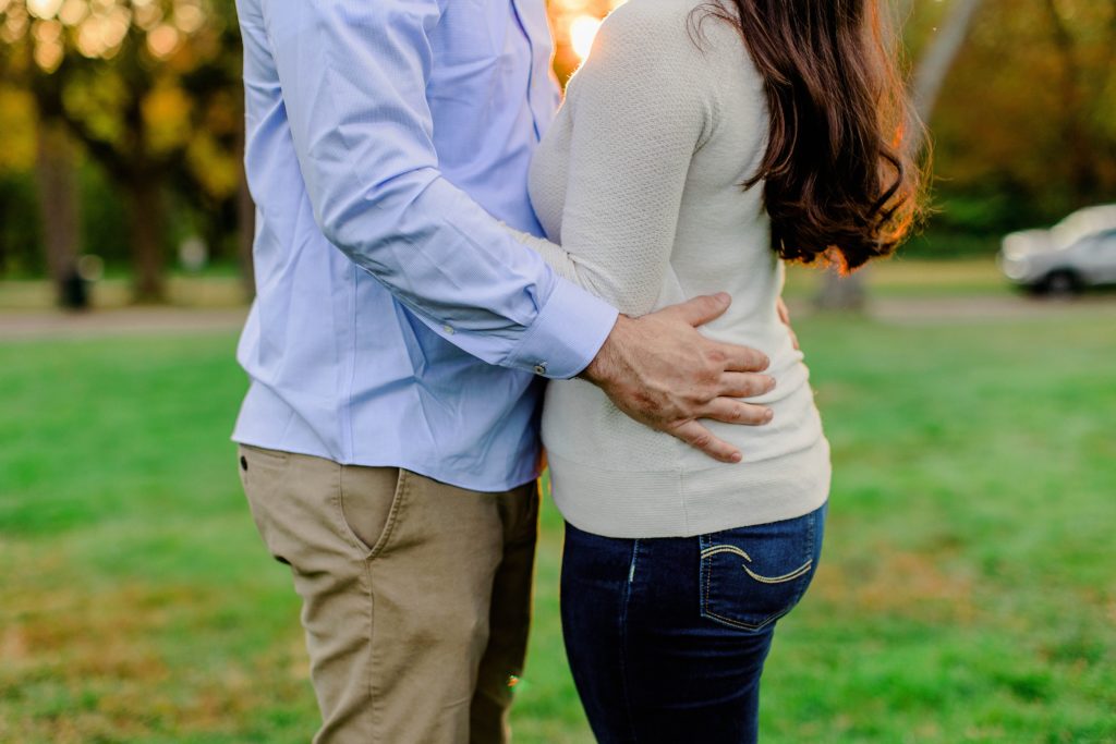 Fall Park Engagement Session in Manchester, New Hampshire