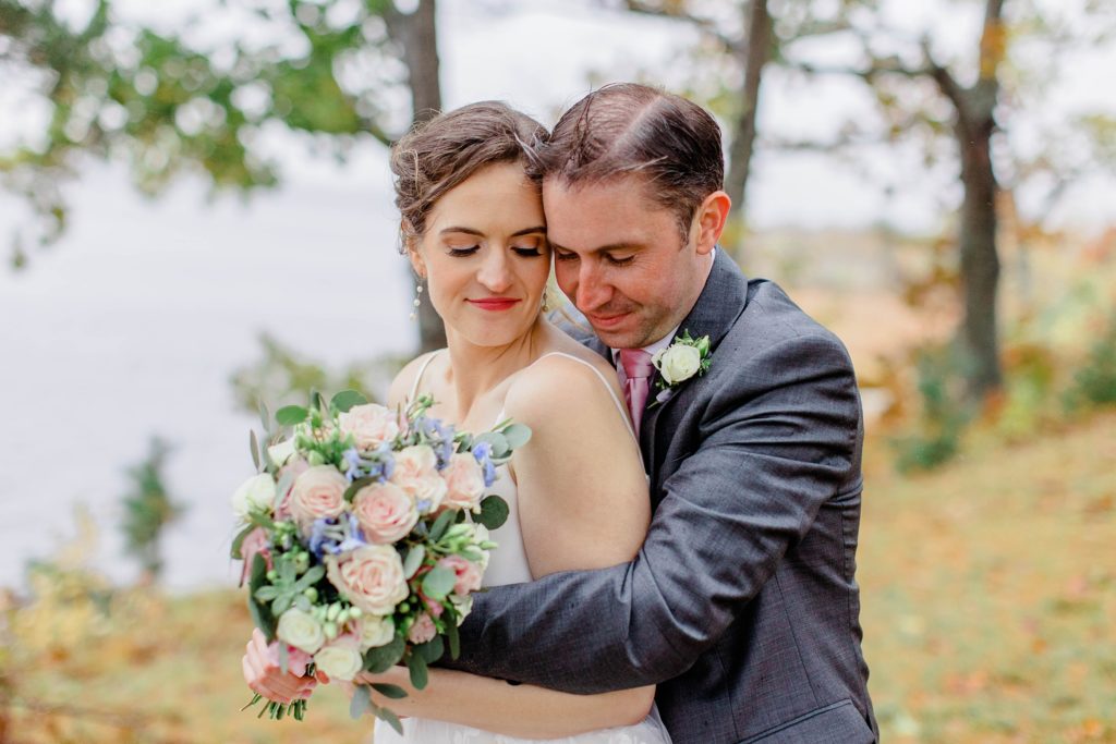 Classic late fall wedding at Maine Maritime Museum in Bath Maine