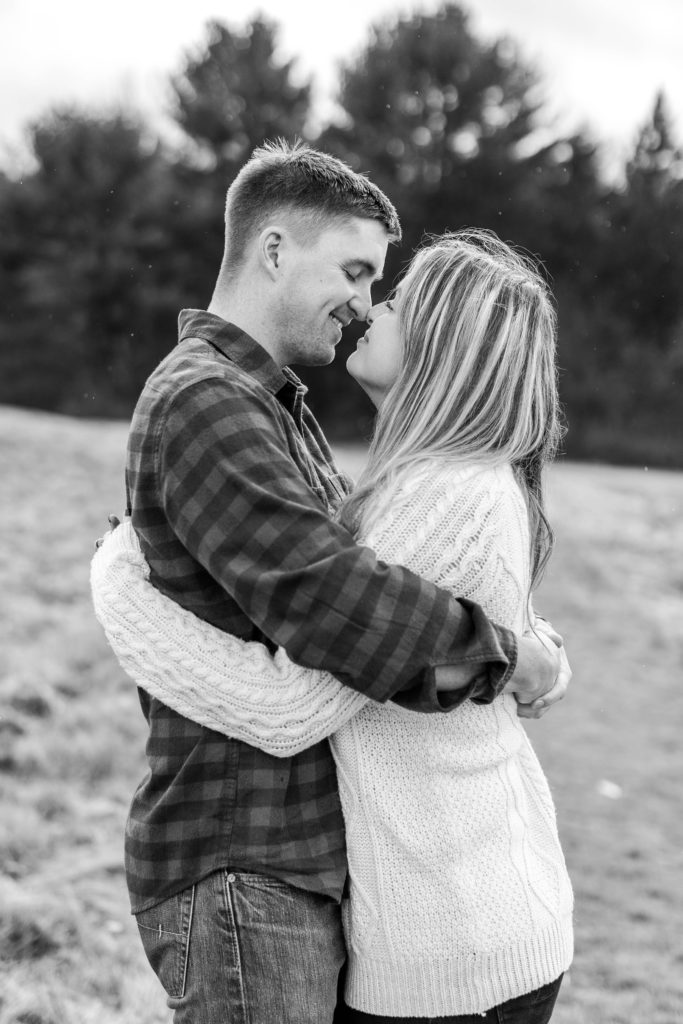 Fall Engagement Session at Wagon Hill Farm Durham New Hampshire Caitlin Page Photography