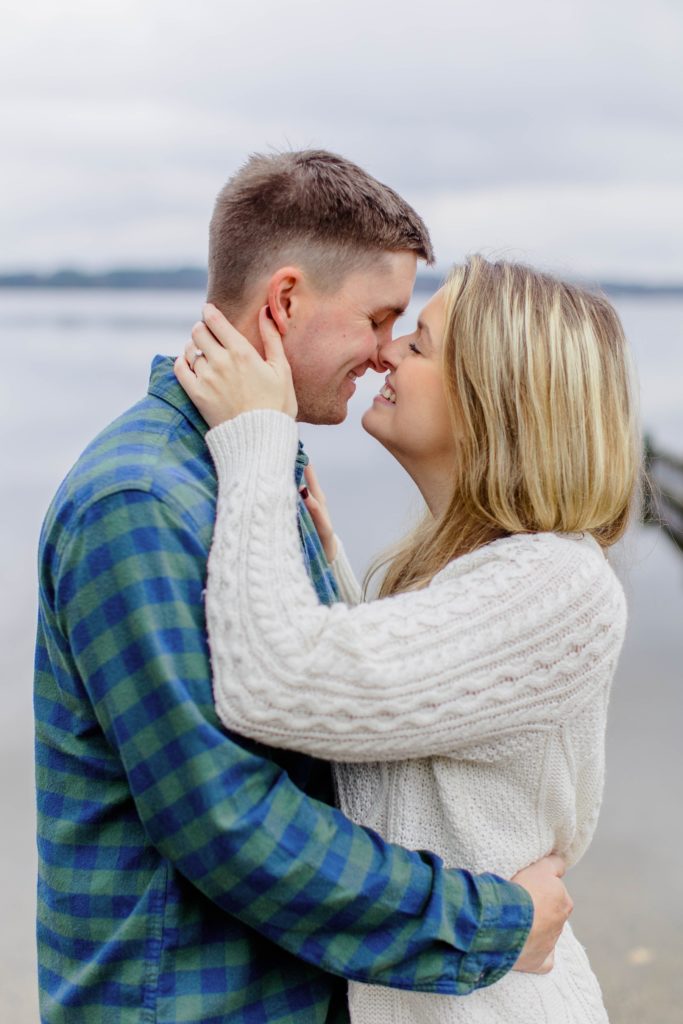 Fall Engagement Session at Wagon Hill Farm Durham New Hampshire Caitlin Page Photography