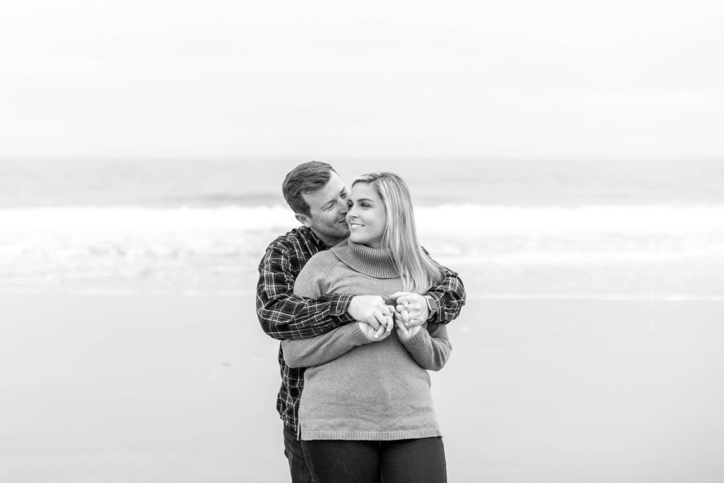 Spring Ocean Engagement Session in Maine Caitlin Page Photography