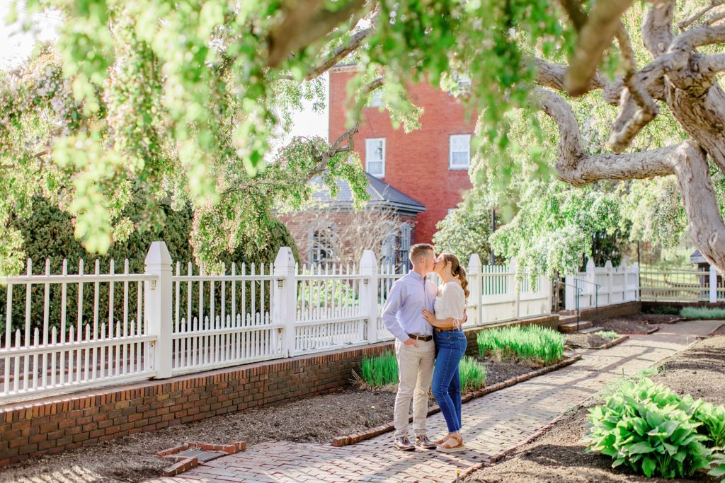 Spring Engagement Session in Downtown Portsmouth New Hampshire Caitlin Page Photography