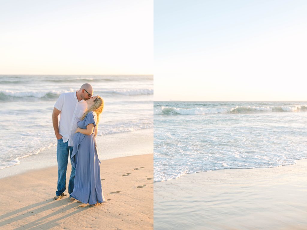 Summer Maternity Session in Huntington Beach California Caitlin Page Photography