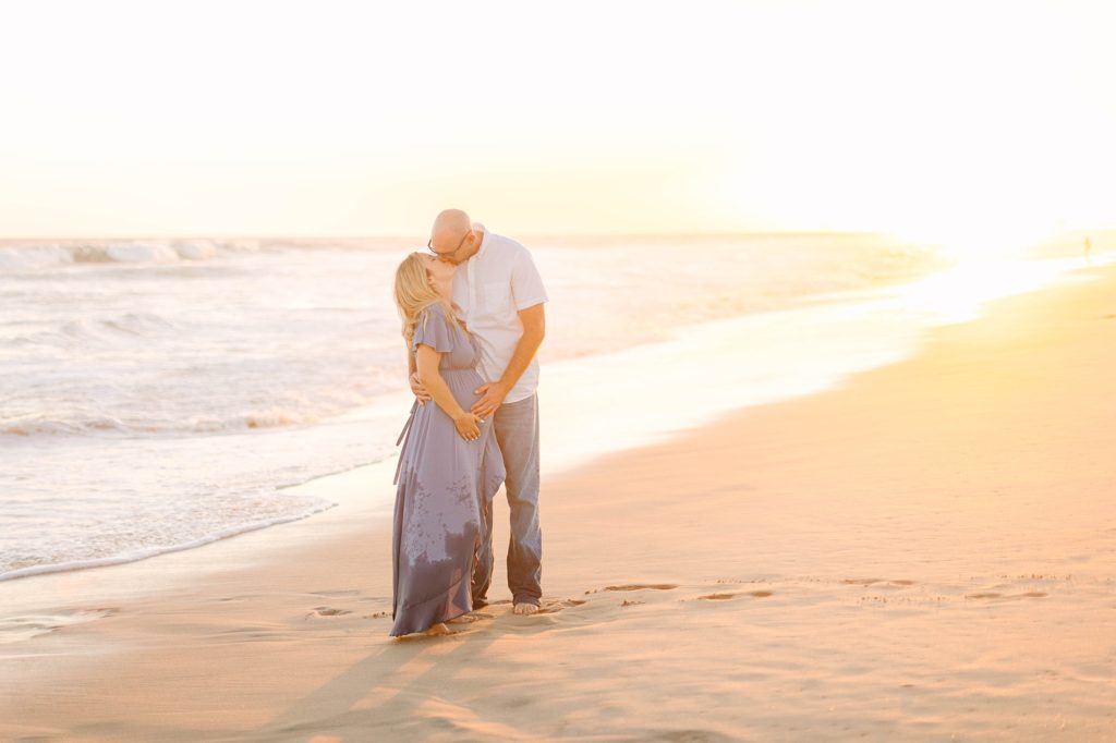 Summer Maternity Session in Huntington Beach California Caitlin Page Photography