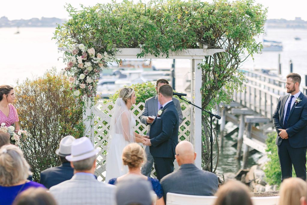Summer Wedding on Peaks Island Portland Maine Caitlin Page Photography