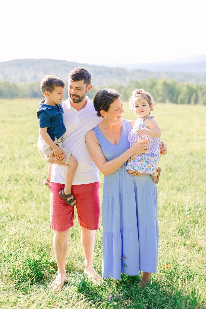 Summer Family Session at Private Residence Freedom New Hampshire Caitlin Page Photography