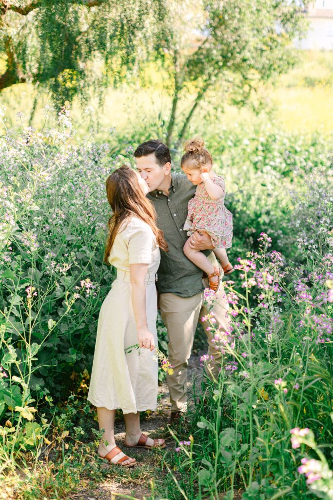 Wildflower Family Session Palos Verdes California Caitlin Page Photography