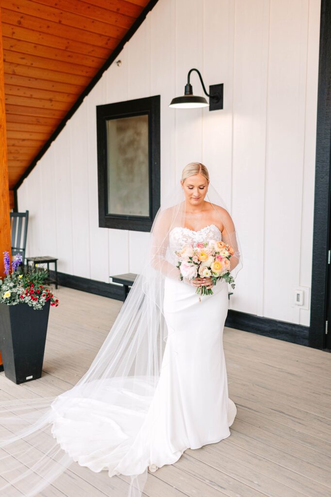 Rainy Elegant Summer Wedding at The Lakehouse at Owl's Nest Thornton New Hampshire Caitlin Page Photography