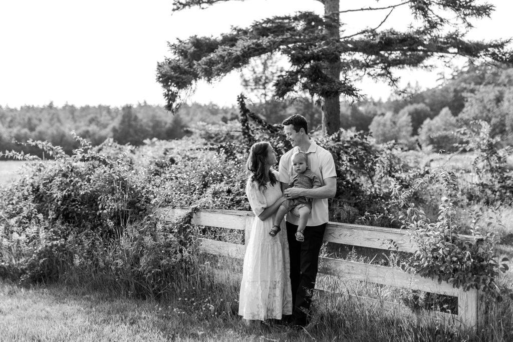 Summertime Backyard Family Photos Wolfeboro New Hampshire Caitlin Page Photography