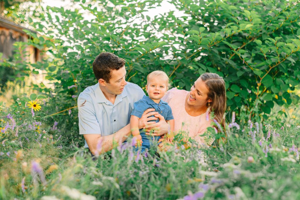 Summertime Backyard Family Photos Wolfeboro New Hampshire Caitlin Page Photography