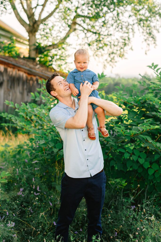 Summertime Backyard Family Photos Wolfeboro New Hampshire Caitlin Page Photography