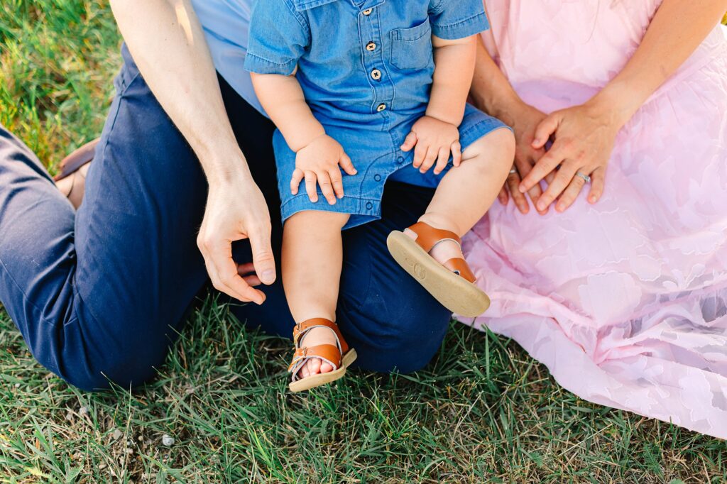 Summertime Backyard Family Photos Wolfeboro New Hampshire Caitlin Page Photography