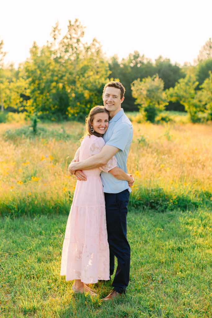 Summertime Backyard Family Photos Wolfeboro New Hampshire Caitlin Page Photography