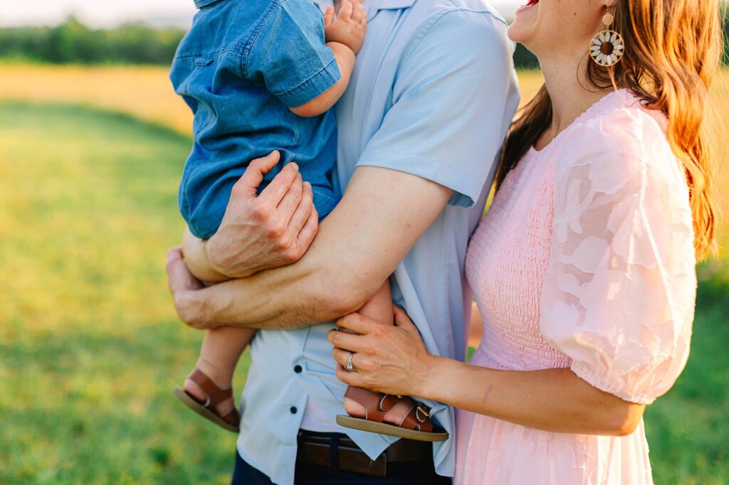 Summertime Backyard Family Photos Wolfeboro New Hampshire Caitlin Page Photography