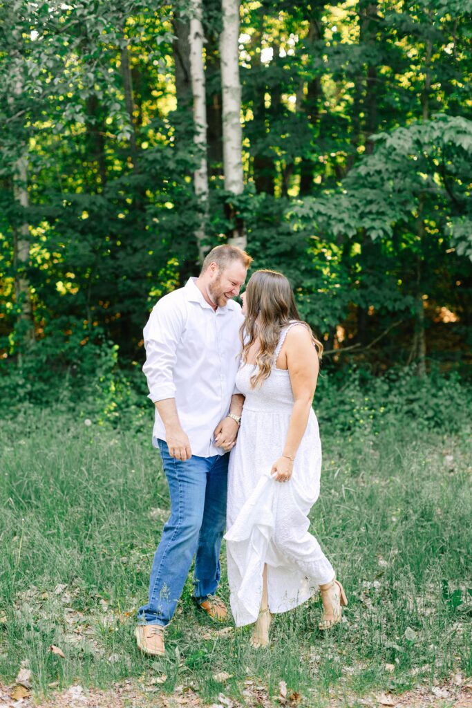 Lake Winnipesaukee Engagement Session New Hampshire Caitlin Page Photography