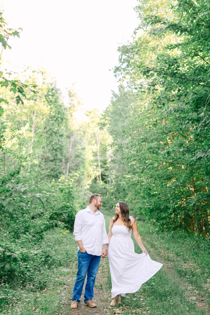 Lake Winnipesaukee Engagement Session New Hampshire Caitlin Page Photography