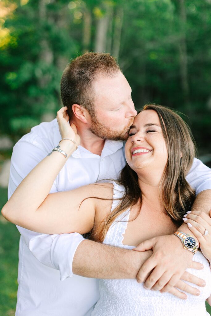 Lake Winnipesaukee Engagement Session New Hampshire Caitlin Page Photography