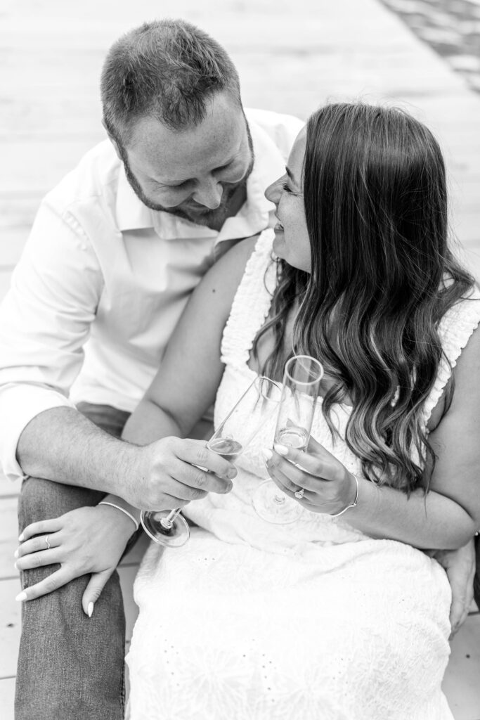 Lake Winnipesaukee Engagement Session New Hampshire Caitlin Page Photography