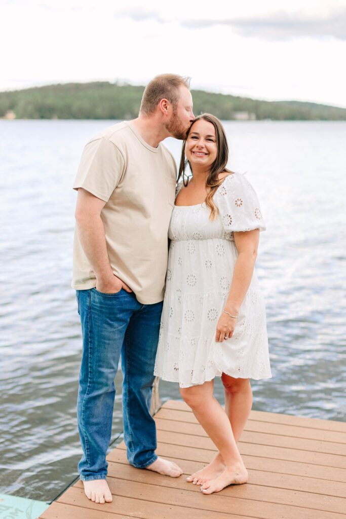 Lake Winnipesaukee Engagement Session New Hampshire Caitlin Page Photography