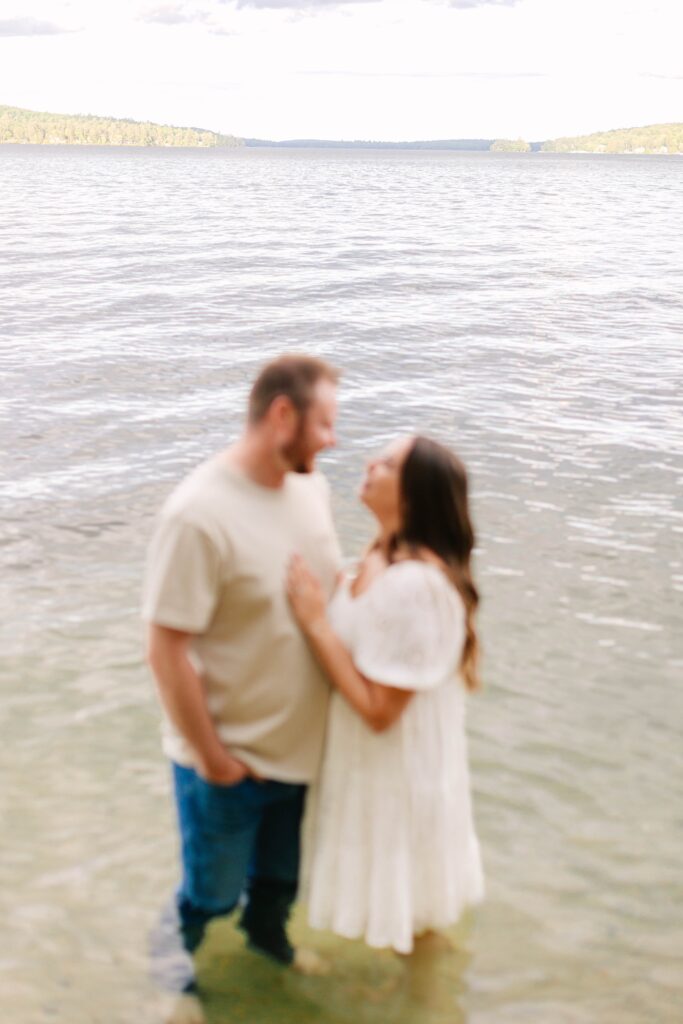 Lake Winnipesaukee Engagement Session New Hampshire Caitlin Page Photography