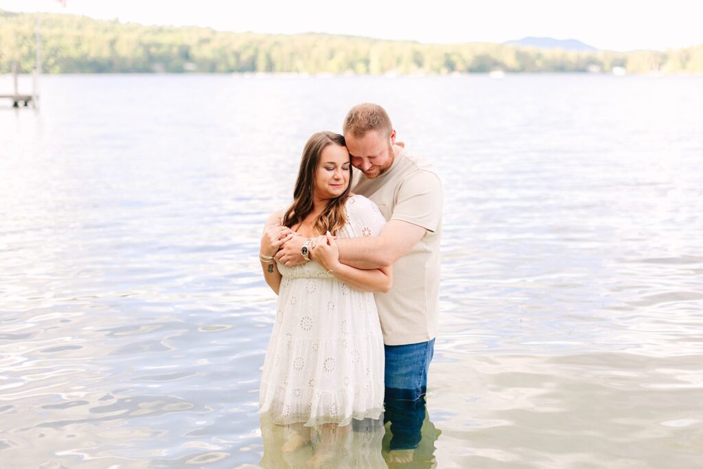 Lake Winnipesaukee Engagement Session New Hampshire Caitlin Page Photography