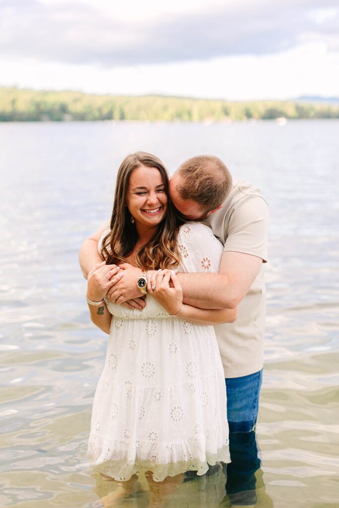 Lake Winnipesaukee Engagement Session New Hampshire Caitlin Page Photography