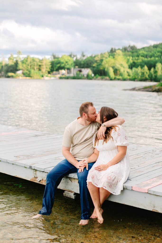 Lake Winnipesaukee Engagement Session New Hampshire Caitlin Page Photography