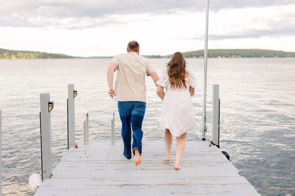 Lake Winnipesaukee Engagement Session New Hampshire Caitlin Page Photography