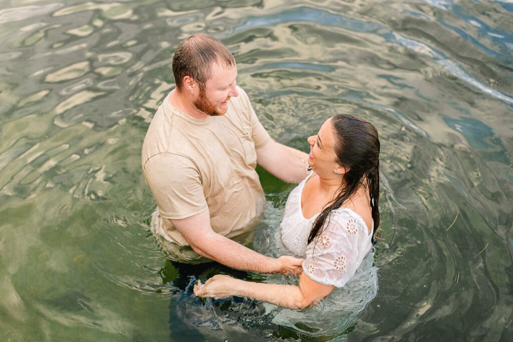 Lake Winnipesaukee Engagement Session New Hampshire Caitlin Page Photography