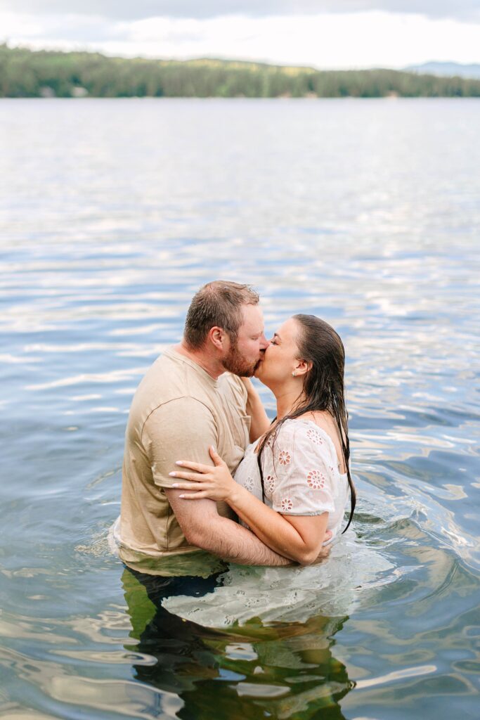 Lake Winnipesaukee Engagement Session New Hampshire Caitlin Page Photography