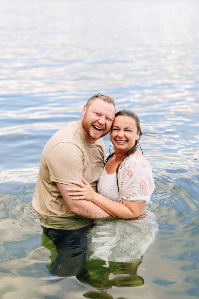 Lake Winnipesaukee Engagement Session New Hampshire Caitlin Page Photography