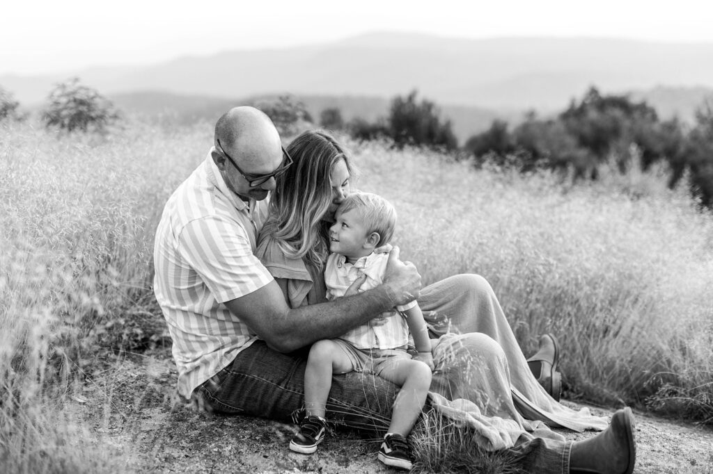 Foss Mountain Summer Maternity Family Photos New Hampshire Caitlin Page Photography