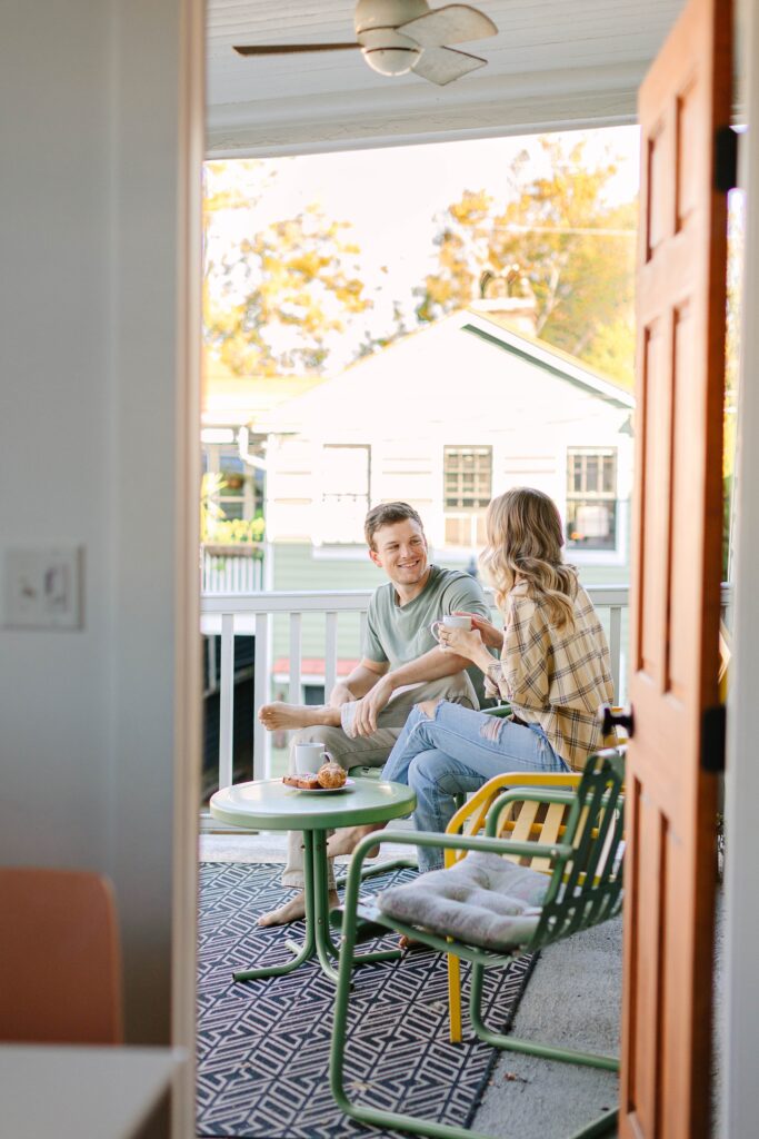 At Home Couples Session in Charleston South Carolina Caitlin Page Photography New Hampshire Photographer