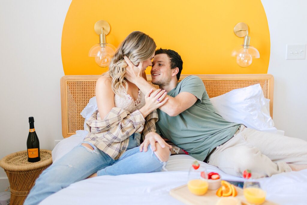 At Home Couples Session in Charleston South Carolina Caitlin Page Photography New Hampshire Photographer