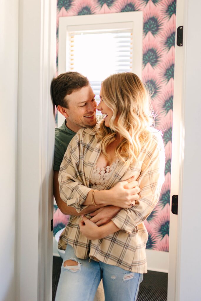 At Home Couples Session in Charleston South Carolina Caitlin Page Photography New Hampshire Photographer