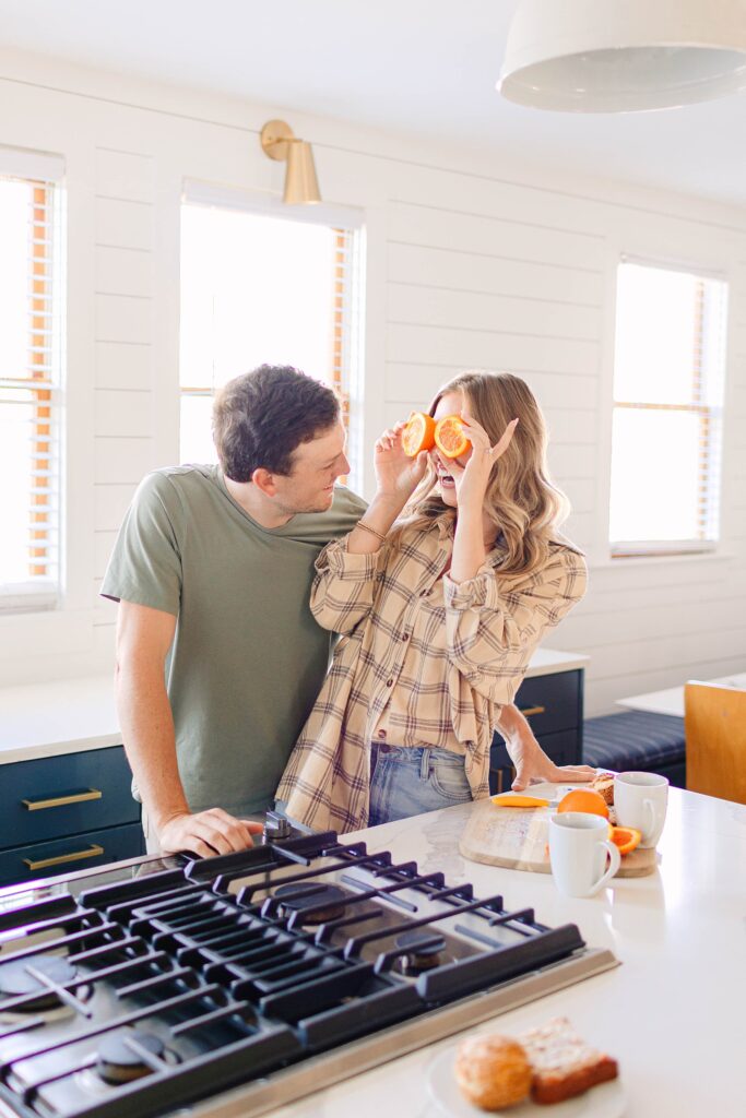At Home Couples Session in Charleston South Carolina Caitlin Page Photography New Hampshire Photographer