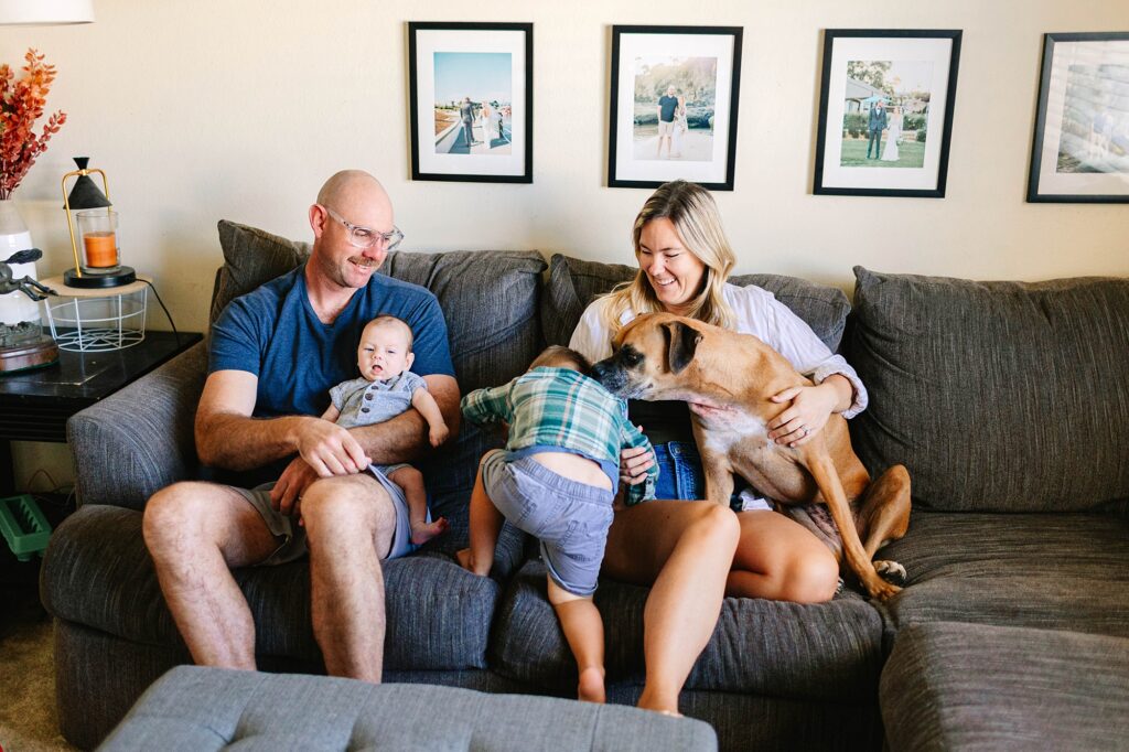 At Home Newborn Lifestyle Session Huntington Beach California Caitlin Page Photography New Hampshire Photographer