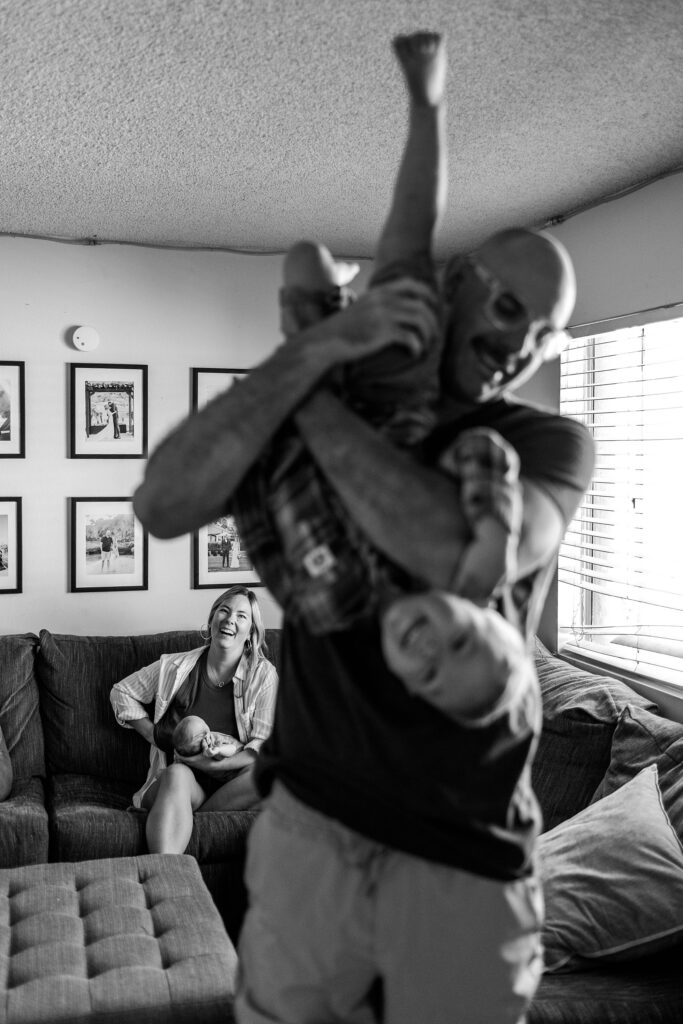 At Home Newborn Lifestyle Session Huntington Beach California Caitlin Page Photography New Hampshire Photographer