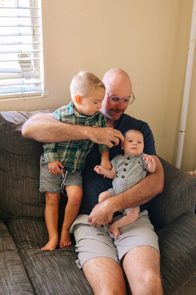 At Home Newborn Lifestyle Session Huntington Beach California Caitlin Page Photography New Hampshire Photographer