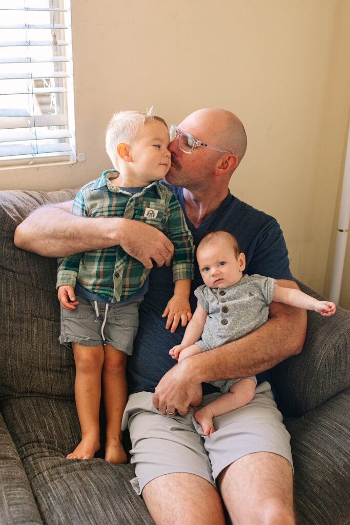 At Home Newborn Lifestyle Session Huntington Beach California Caitlin Page Photography New Hampshire Photographer