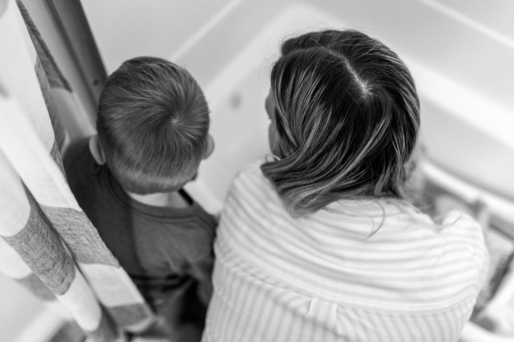 At Home Newborn Lifestyle Session Huntington Beach California Caitlin Page Photography New Hampshire Photographer