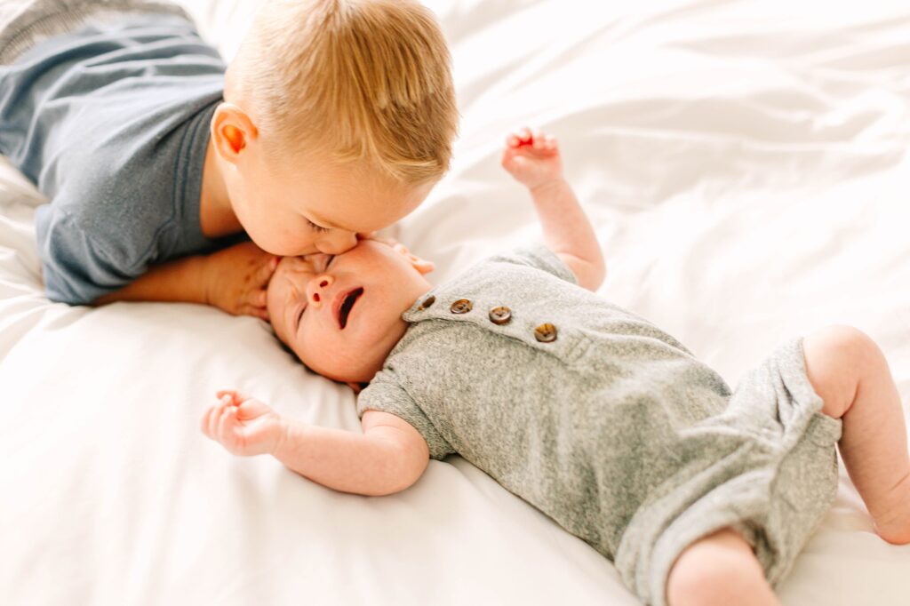 At Home Newborn Lifestyle Session Huntington Beach California Caitlin Page Photography New Hampshire Photographer