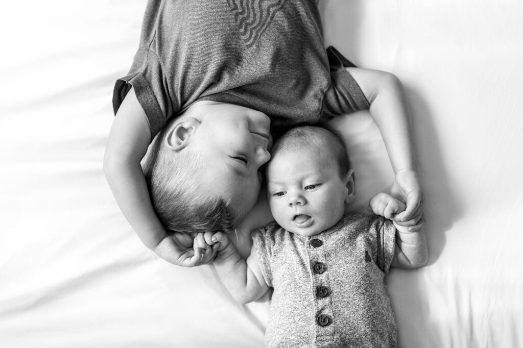 At Home Newborn Lifestyle Session Huntington Beach California Caitlin Page Photography New Hampshire Photographer