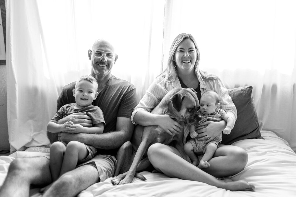 At Home Newborn Lifestyle Session Huntington Beach California Caitlin Page Photography New Hampshire Photographer