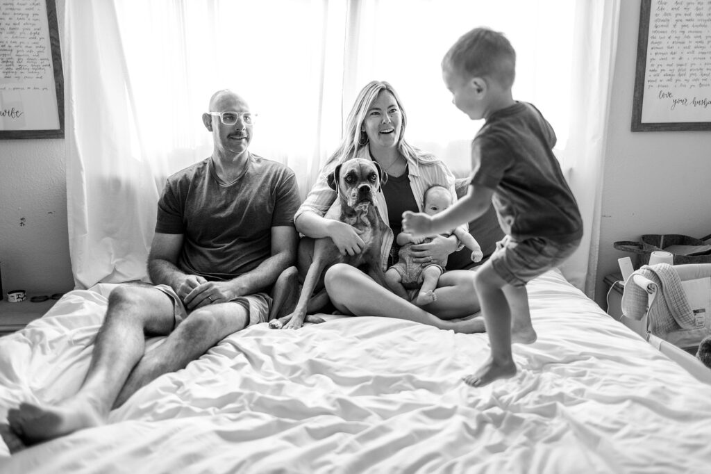 At Home Newborn Lifestyle Session Huntington Beach California Caitlin Page Photography New Hampshire Photographer