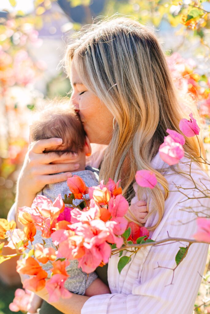 At Home Newborn Lifestyle Session Huntington Beach California Caitlin Page Photography New Hampshire Photographer