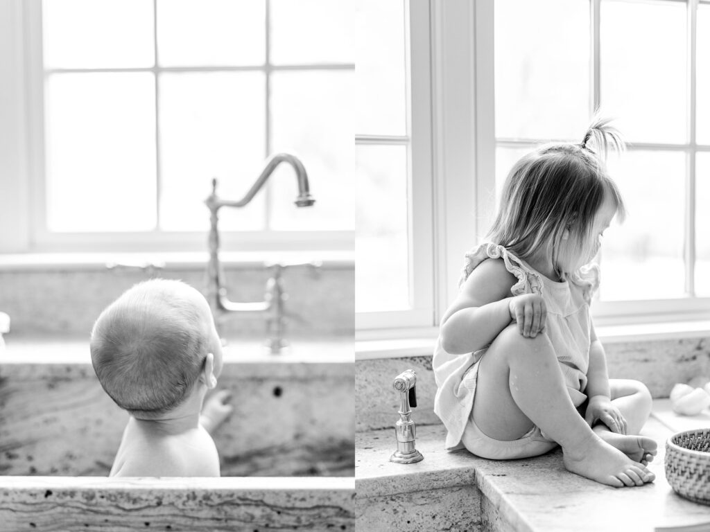 Springtime At Home Family Session in Maine Caitlin Page Photography